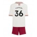 Arsenal Martin Zubimendi #36 Tredjedraktsett Barn 2025-26 Korte ermer (+ Korte bukser)